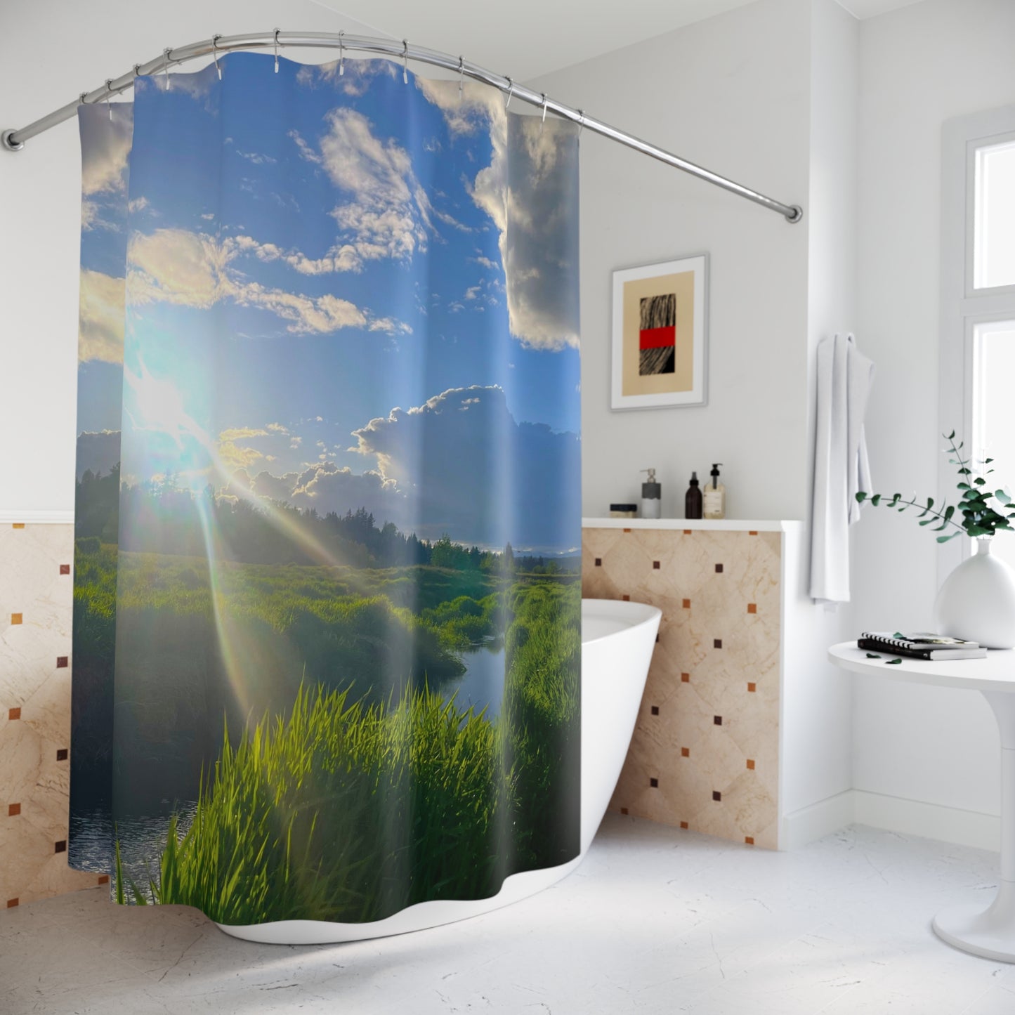 The Sun Will Shine Again Shower Curtain