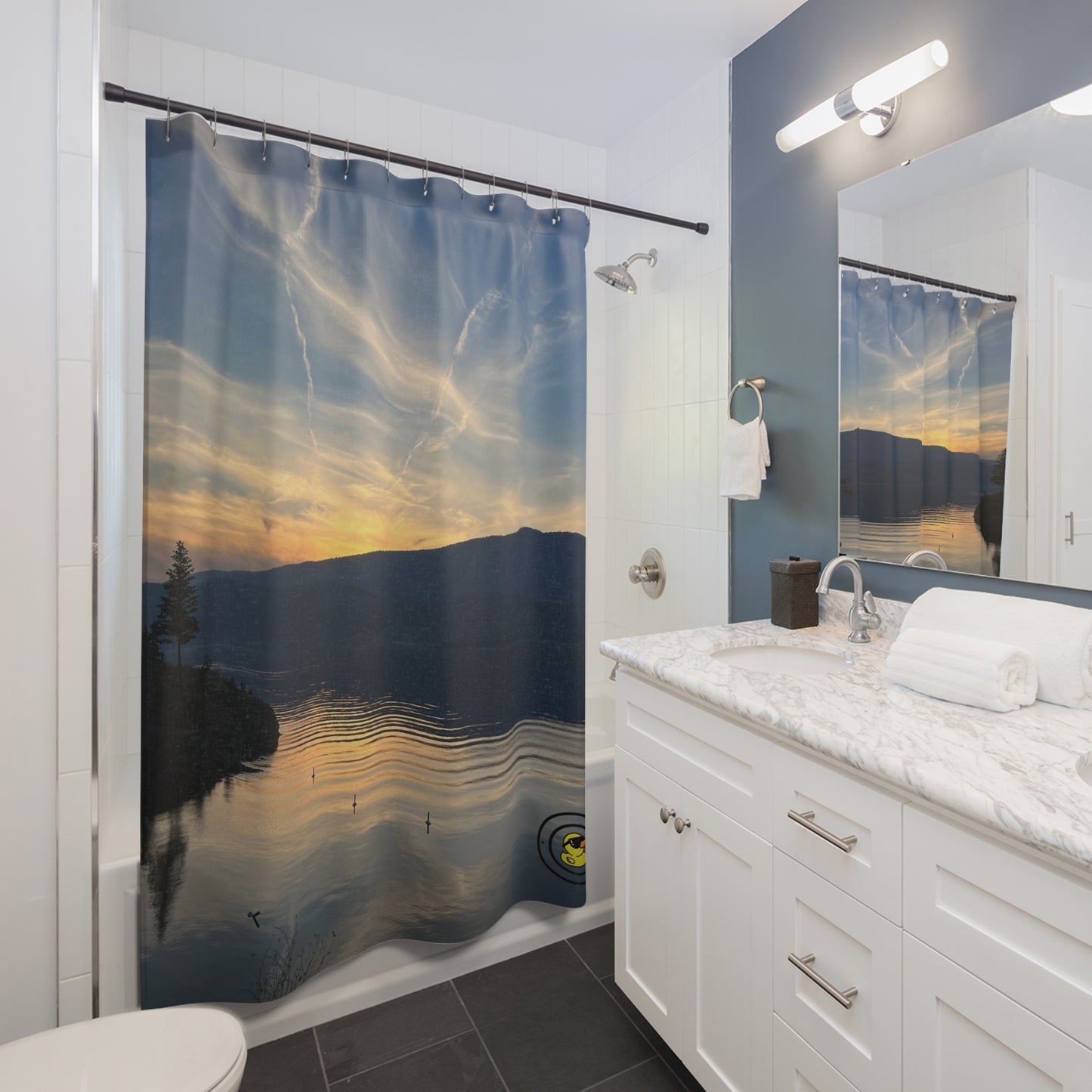 Lake Life Shower Curtain