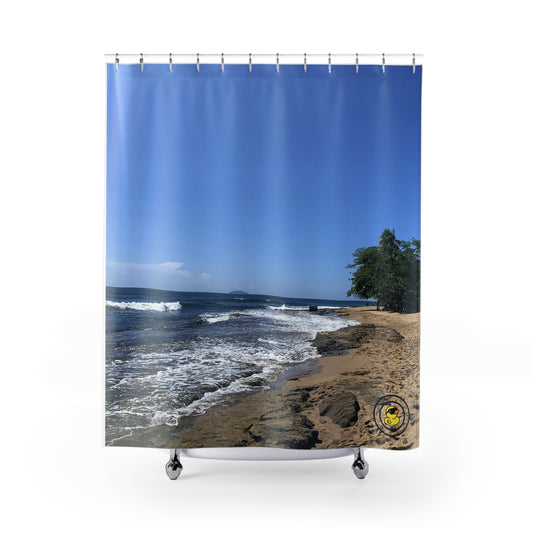 Tropical Beach Shower Curtain