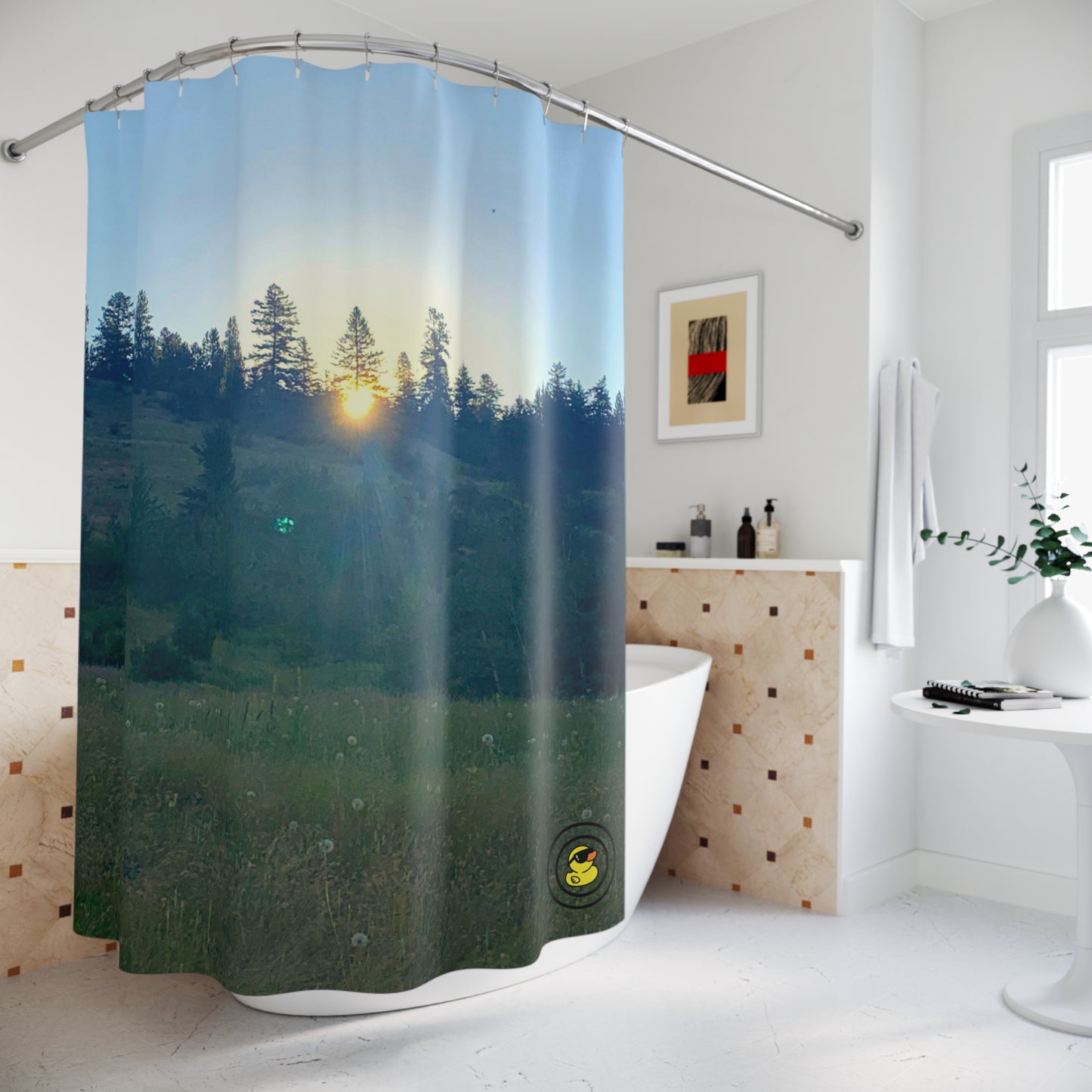 Sunrise Meadow Shower Curtain