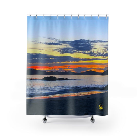 Island Sunset Shower Curtain