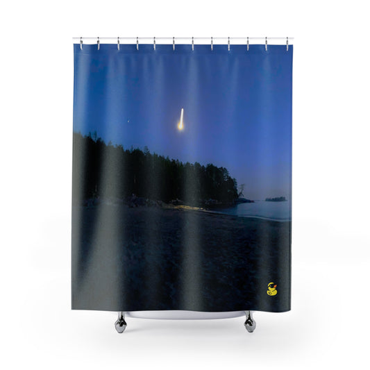 Beach Shooting Star Shower Curtain