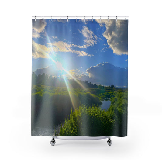 The Sun Will Shine Again Shower Curtain