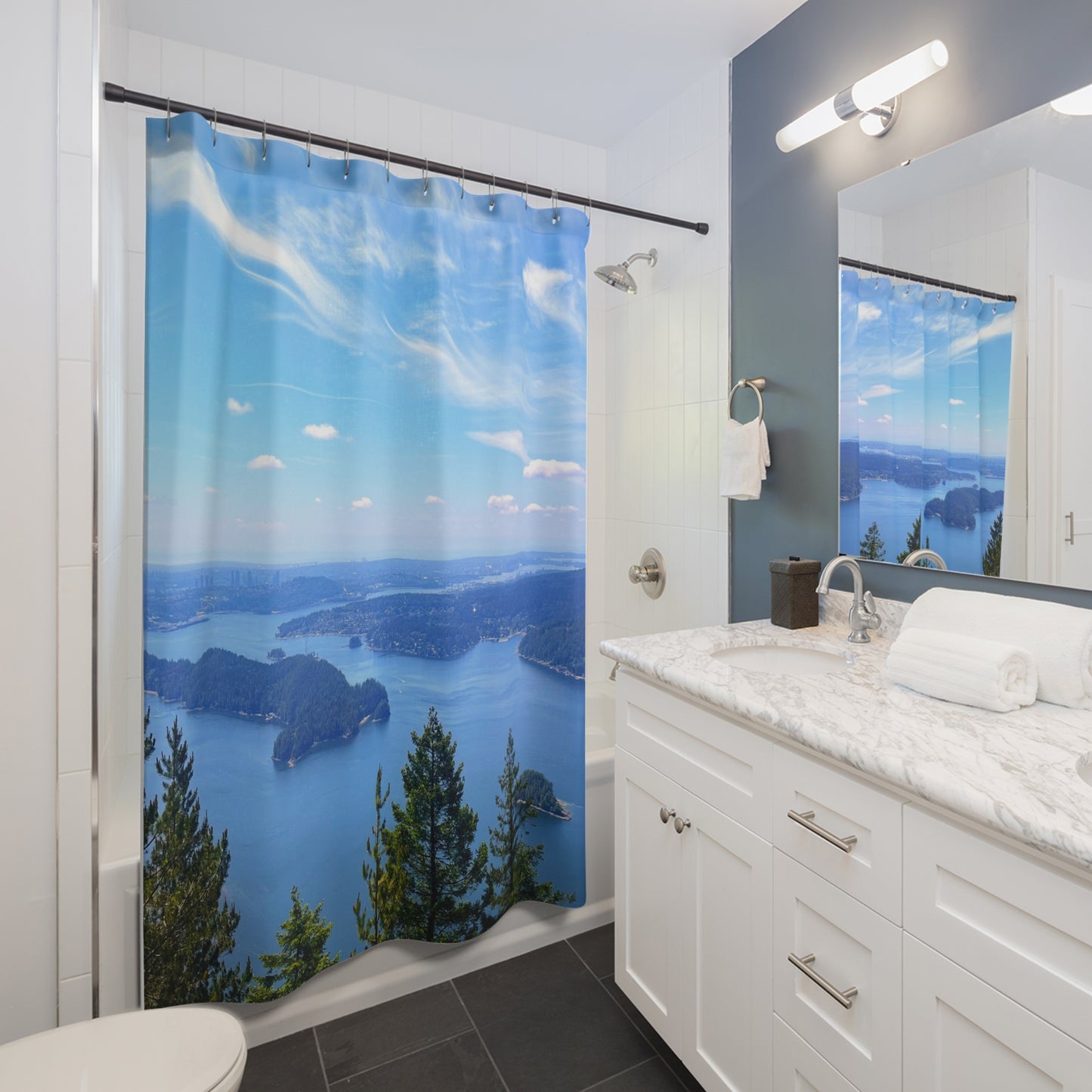 Great View Shower Curtain