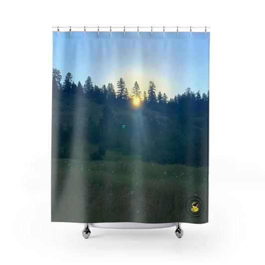 Sunrise Meadow Shower Curtain