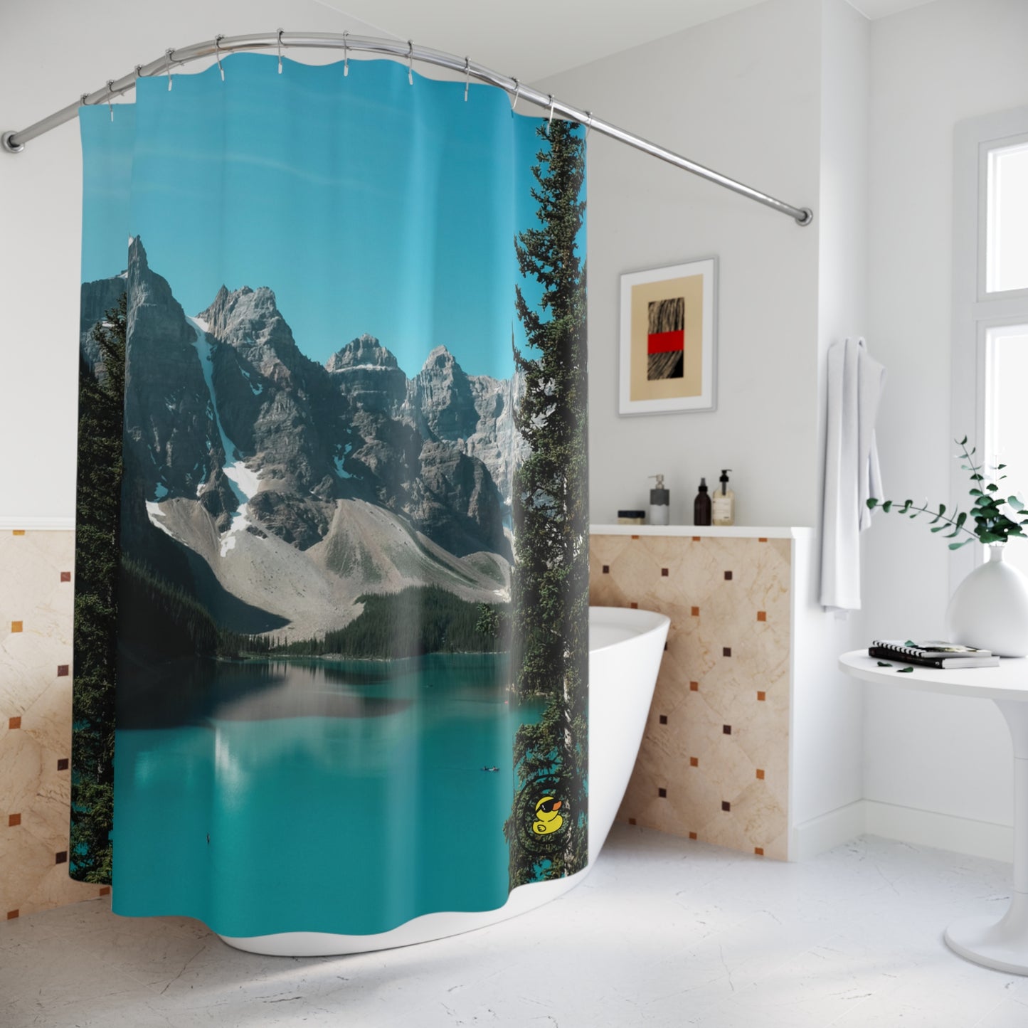 Emerald Lake Shower Curtain