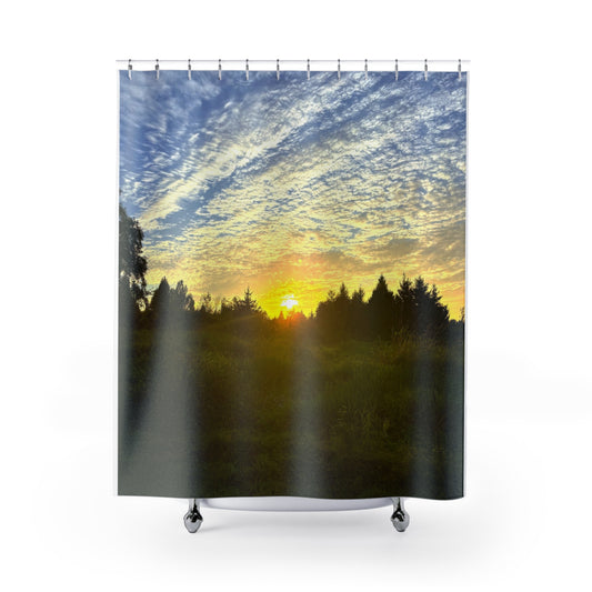 Serene Sunset Shower Curtain