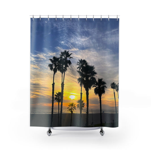 California Sunset Shower Curtain