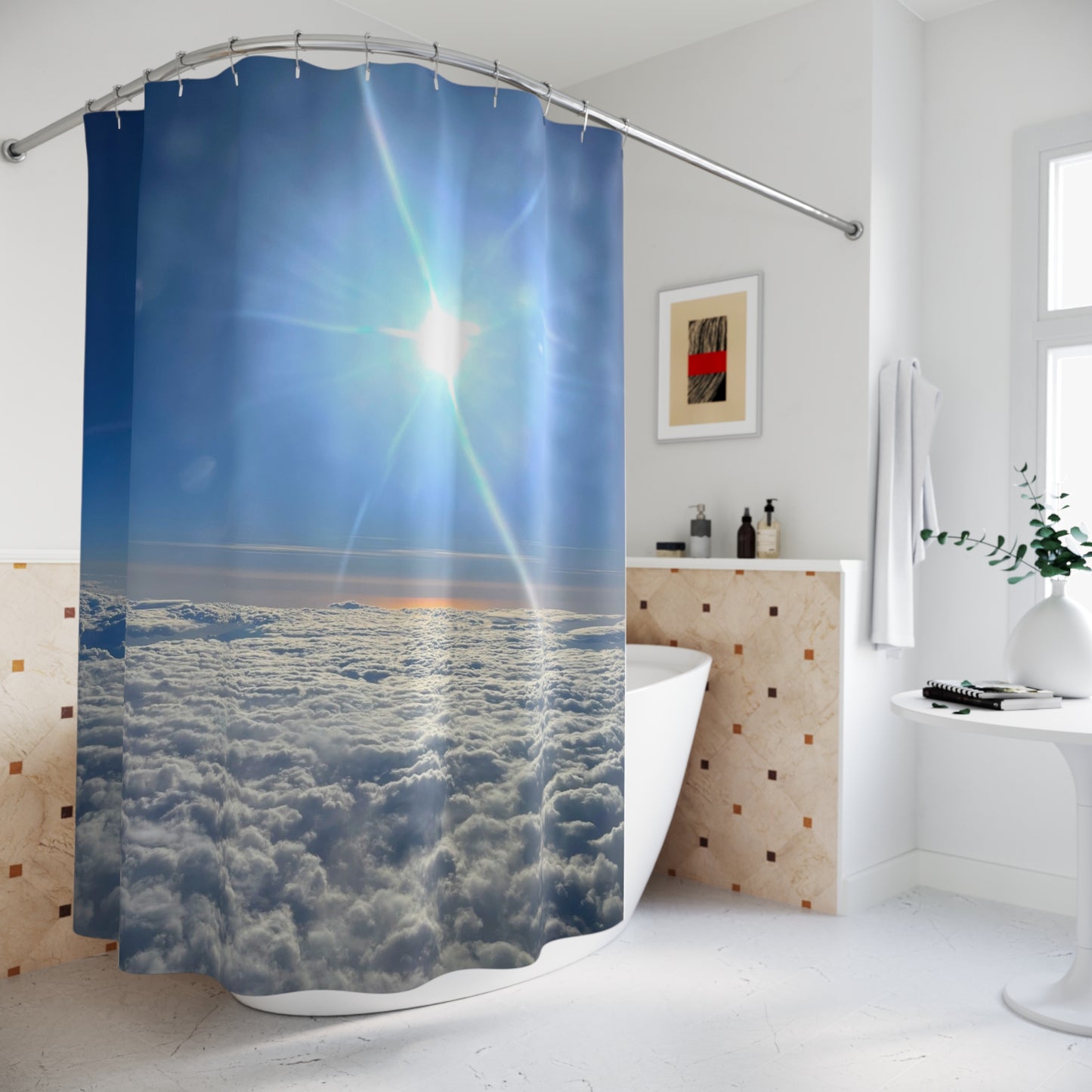 Above the Clouds Shower Curtain